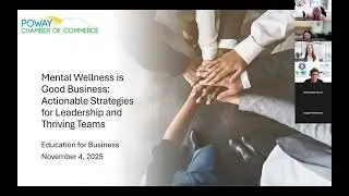 Mental Wellness is Good Business: Actionable Strategies for Leadership and Thriving Teams