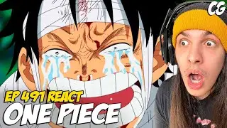 QUE DOR!!! LUFFY ACORDA APÓS A MORTE DE ACE! - React One Piece EP 491
