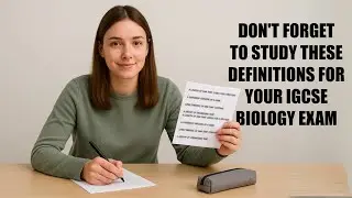 The top 10 most asked IGCSE Biology definitions for the 2026 exam