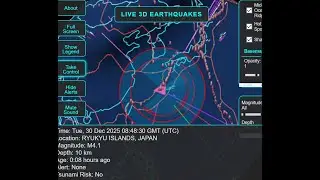 Live Earthquakes by Panditadata.com