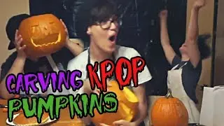 CARVING KPOP PUMPKINS ★ HALLOWEEN SPECIAL