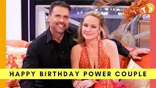 What are Sharon Case and Joshua Morrow's ages in 2024?