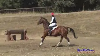 012XC Sami Clark on Woodland's Be Dignified Open Preliminary Cross Country Woodside August 2024