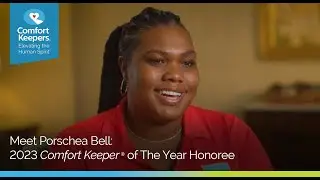 2023 Comfort Keeper® of the year honoree Porschea Bell