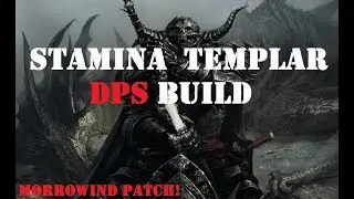 ESO: Heavy Stamplar DPS build ''Dark Knight''Good DPS/Defence (Morrowind Patch)