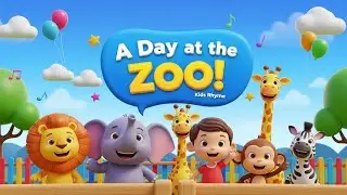 A day at the zoo | kids rhyme | kids poem 