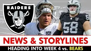 MUST SEE Raiders News Heading Into NFL Week 4 vs. The Bears