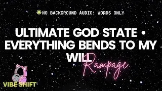 Ultimate God State ✨ Everything Bends To My Will | 10,000 Affirmation Challenge (No BG Audio)