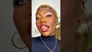 Must Try Plum Lip Combo 👄 #lipcombo #lipstick #plumlip #makeuptips #blackgirlmakeup