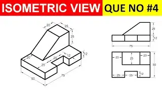 How to draw isometric drawing with the help of drafter| Isometric  projection in engineering drawing