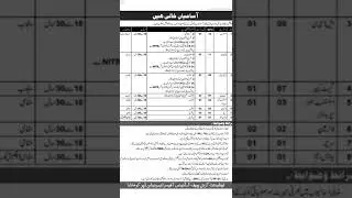 Pakistan Army civilian Jobs for Amunation Depot Kohat #Army #Depot #Armyjob2022 #armycivilianjob