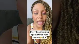 Every Loan Signing Agent MUST have these! #lsa #notary #loansigningagent