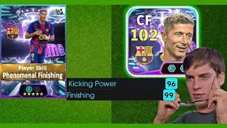 PRIME. New SHOWTIME LEWANDOWSKI WITH 102 RATING. Nice kicking power like rocket 🚀 in efootball26