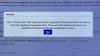validation error fixed - neet.nta.nic.in