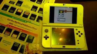 Gen 1 Mew Obtained from Nintendo UK Event