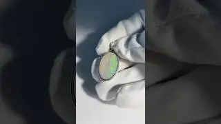 Australian Green Opal silver pendant #opal #opalpendant #oaplnecklace #opaljewelry