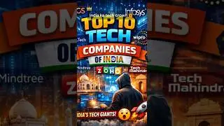 These 10 Indian Tech Companies Are Ruling the World 🌍 #shorts