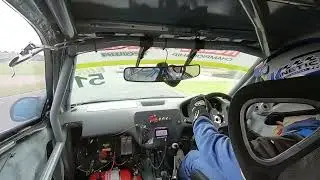 Dave Buky #51 Racing Hondas class A Knockhill qualifying lap (Civic EK K24)