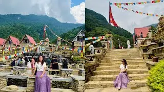 Visit WaterFall Eco Village Pokhara 🇳🇵#Bhurjung khola with girls #keepsupporting