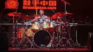 Super drummer Eric Moore's drum solo at the Beijing concert 2025