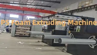 PS Foam Sheet Extruding Machine 135/150 Double Cutting Machine