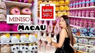 MACAU 🇲🇴 MINISO Ye dekh ke dil aa gaya 💖| Aesthetic Heaven ✨| MINISO Store tour 