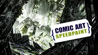 CHATTY SPEEDPAINT | Drawing my comic's next chapter cover + talking about the weather of all things