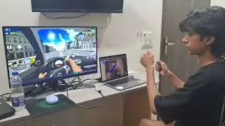 FUN PROJECT !! Control racing games with a virtual steering  #opencv #opencvpython  #mediapipe