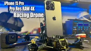 iPhone 15 PRO на FPV-дроне!!! - ProRes Log на гоночном дроне 4k