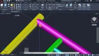 AutoCAD 3D Tutorial : 3D Scaffolding Frame
