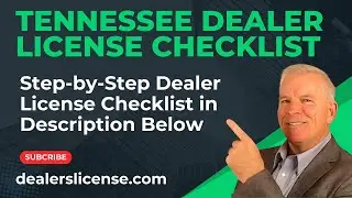 Tennessee Dealer License Checklist-Get Your Dealer Auction License in Tennessee-TN Dealers