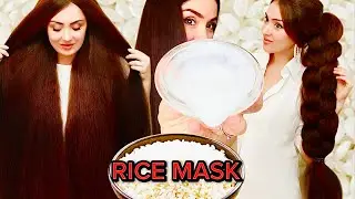 Rice Mask for Extreme Hair Growth. Hair Care with Rice. Experiment and Results.