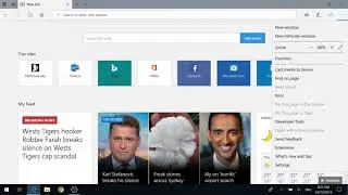 Disable/ Remove msn news feed from Microsoft Edge Browser