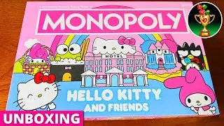💖MONOPOLY HELLO KITTY and FRIENDS 2025 [Premium Edition]✅Unboxing en Espa&ntilde;ol, Tablero, Dinero Tokens