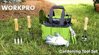 WORKPRO&reg; Tools | 7PC Garden Tool Set with Tool Bag🌱