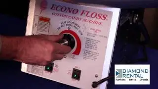 Diamond Rental -- Cotton Candy Machine Operation