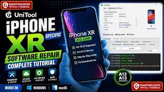 iPhone XR Passcode & Disabled iCloud Bypass With Signal | UniTool Ramdisk A12/A13 Windows Tool 2026