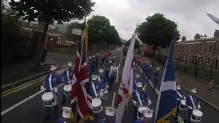 Saltcoats Protestant Boys FB - starting the Twelfth off from Agnes Street
