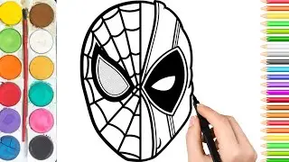 How to draw Deadpool vs. Spiderman easy| step-by-step tutorial