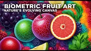Biometric Fruit Art | Nature&rsquo;s Evolving Canvas (ASMR 4K Macro Visual Journey)