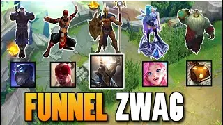 WE FUNNELED ZWAG FOR HIS BIRTHDAY! (WE GIVE HIM EVERY KILL)