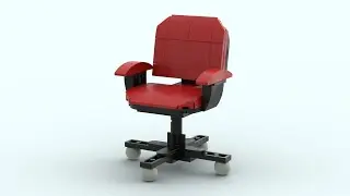 Lego (MOC) Office Chair Red (397)