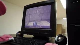 WinQuake for Windows 95 Software renderer Retro Gaming Pentium II 450MHz in the BACKROOMS
