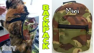 DIY Miniature Backpack/Mini Backpack Turorial