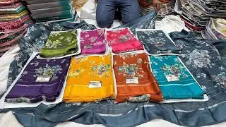 Chickpet wholesale fancy sarees, daily wear, tissue,linen,silk saree with budget Friendly range