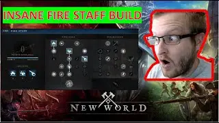 Insane Fire Staff Build - Top 5 Damage every war - Fire Mage Heavy - Best War Build New World