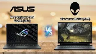 ROG Zephyrus G15 GA503 (2021) vs Alienware M15 R4 (2021) | Zephyrus G15 is CHEAPER but...