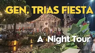 Celebrate GEN. TRIAS FIESTA with this Night Tour at the city's plaza! (Cavite, Philippines 4K)