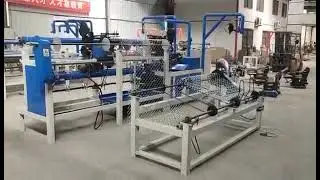 double wire chain link fence machine