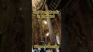 ram mandir Thailand  #shorts #temple #bhajan #whatsapp #facebook #india #world #thailand #tour #love